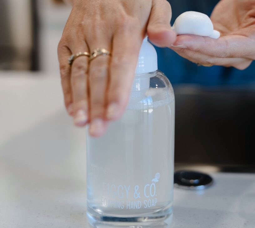 Foam soap pumps velvety thick foam for gentle hand washing