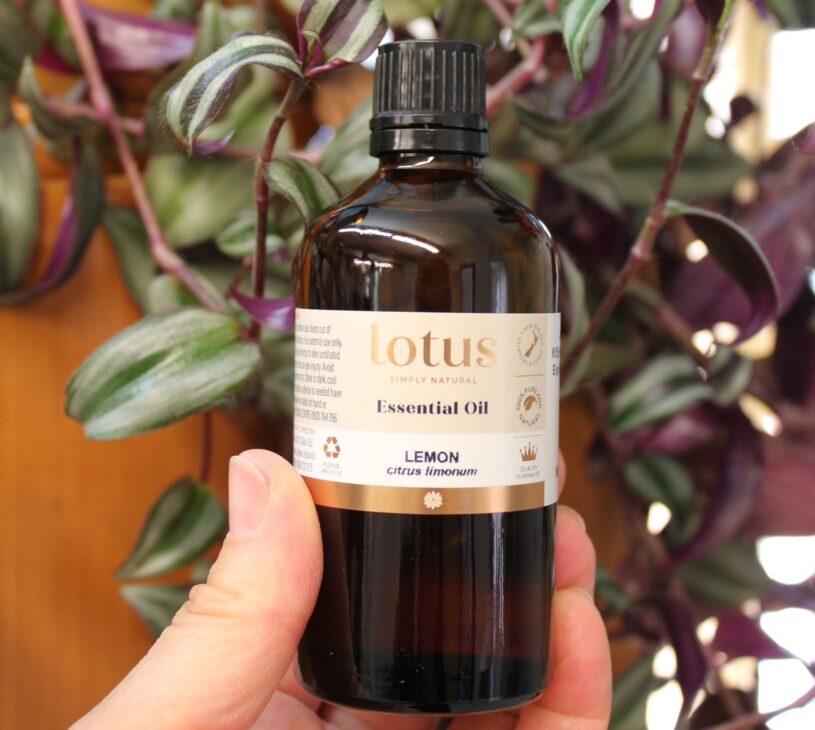 Lemon essential oil in 100ml bottle