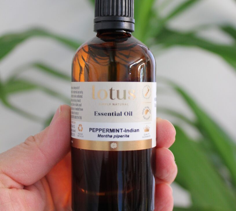 Peppermint essential oil is ideal for home cleaning