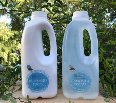 Figgy and Co natural nontoxic eco cleaning nz Dishwasher powder natural rinse aid