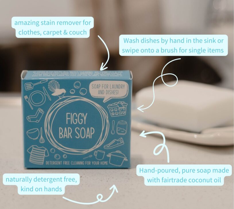 Bar soap stain remover