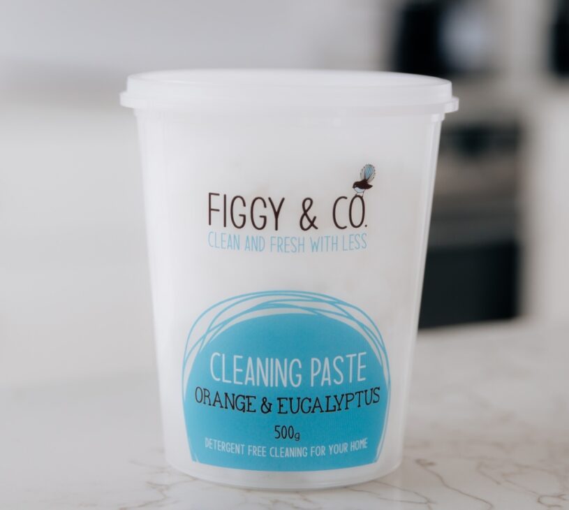 This cleaning paste is a non-toxic scrub cleaner that is ideal for shower cleaning and oven cleaning