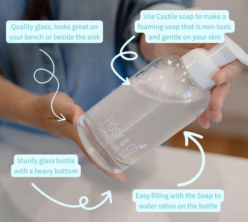 Foaming hand soap bottle that is quality, looks good and is easy to refill