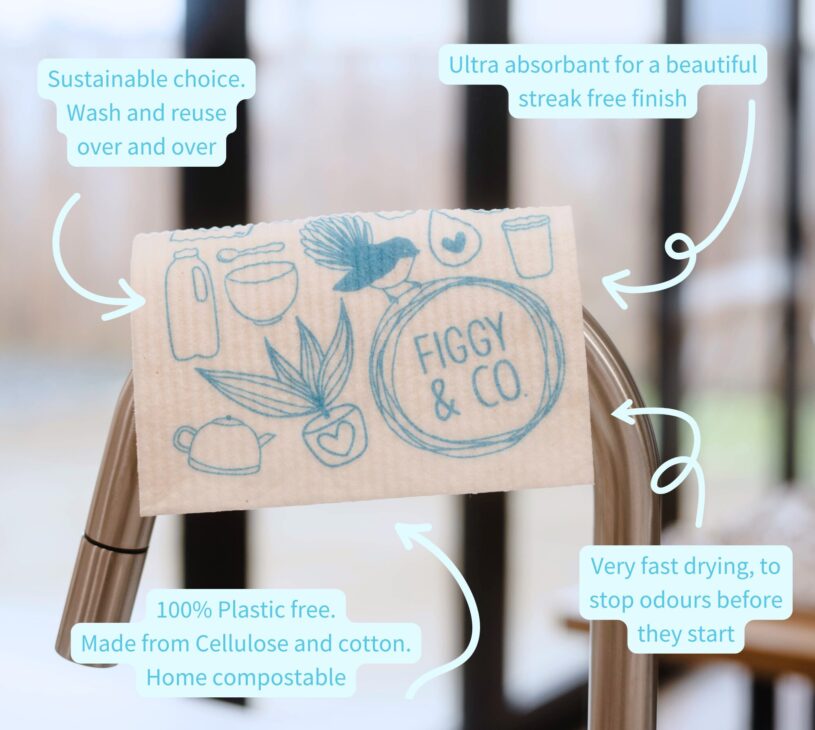 Plastic free eco cleaning cloth