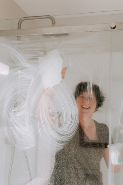 Deep clean your shower with non-tox cleaners