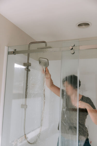 This is our guide about how to deep clean your shower without harsh cleaners